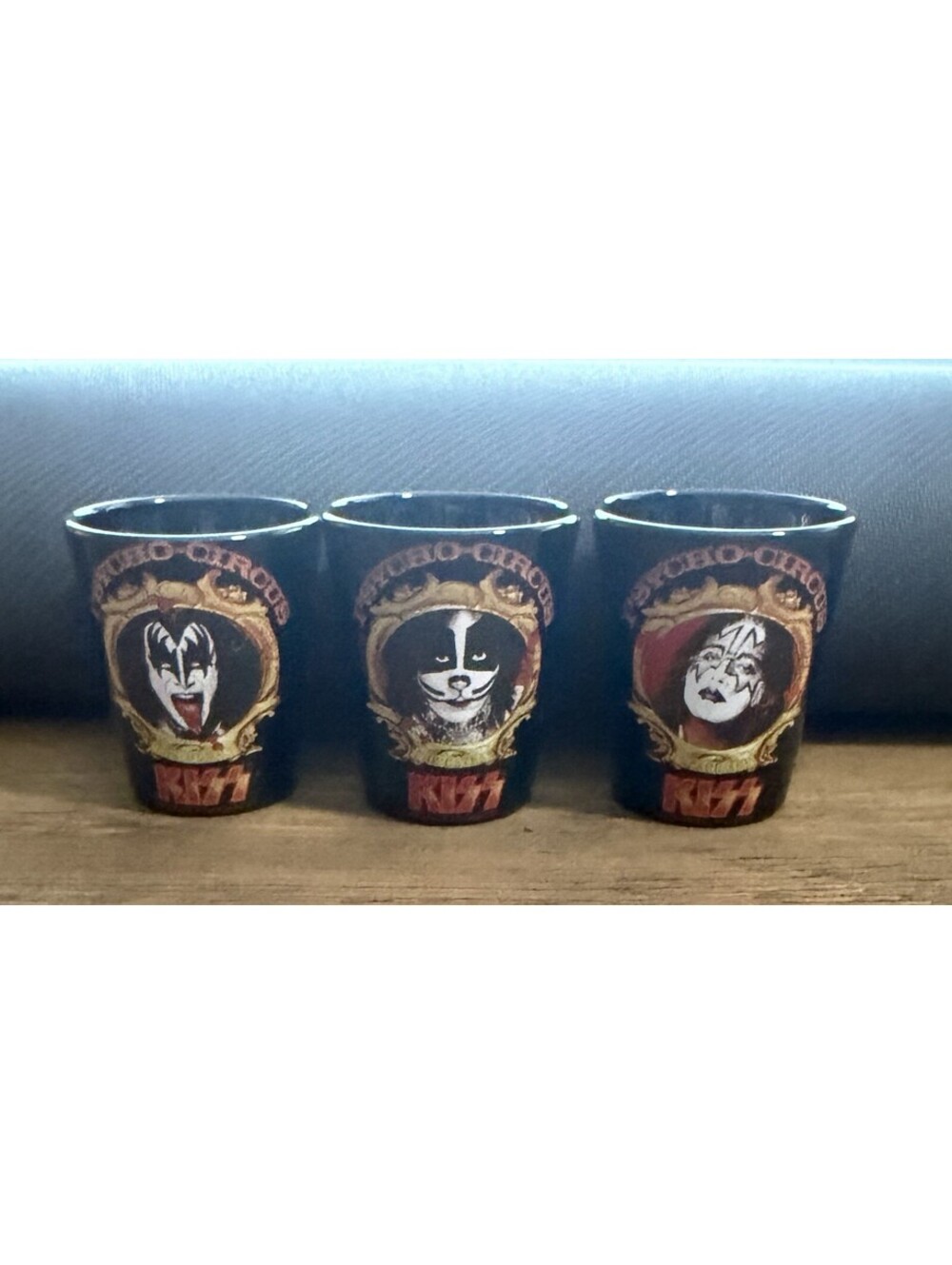 KISS Band Themed Black Shot Glass Psycho-circus